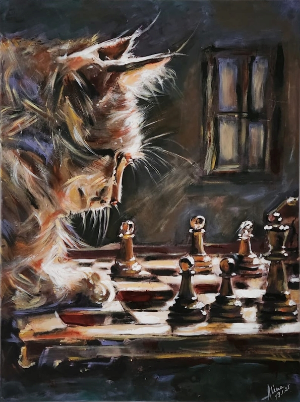 ArteDiAlina.com painting: A smart kind
